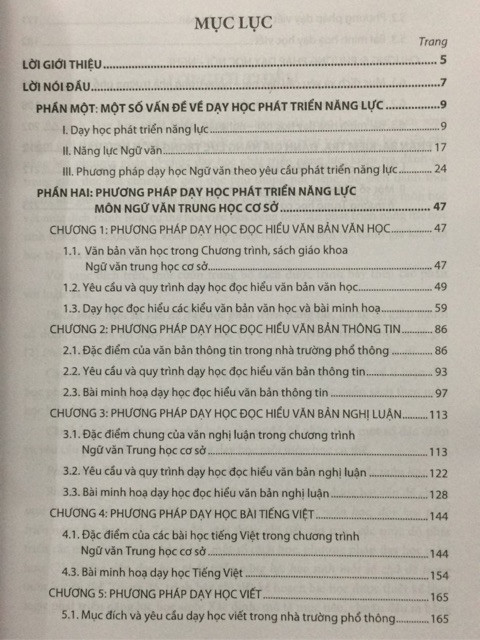 Sách - Dạy học phát triển năng lực môn Ngữ Văn trung học cơ sở