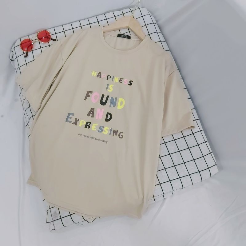 Áo thun tay lỡ, áo phông nam nữ form rộng chất cotton mát mịn thấm hút mồ hôi in hình NEW