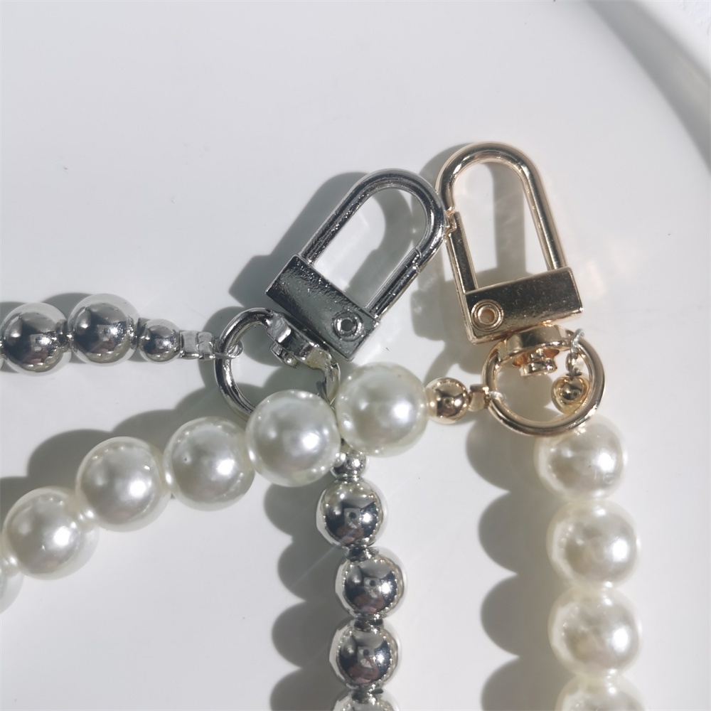 Móc Khóa Ngọc Trai Cho Tai Nghe Airpods / Điện Thoại