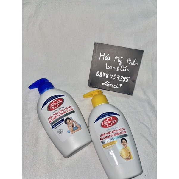 Nước rửa tay LIFEBUOY 180g hỗ trợ đề kháng tự nhiên của da