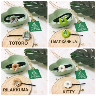 KẸP TĂM, CỘT TÓC DONUT THÚ ẢNH THẬT