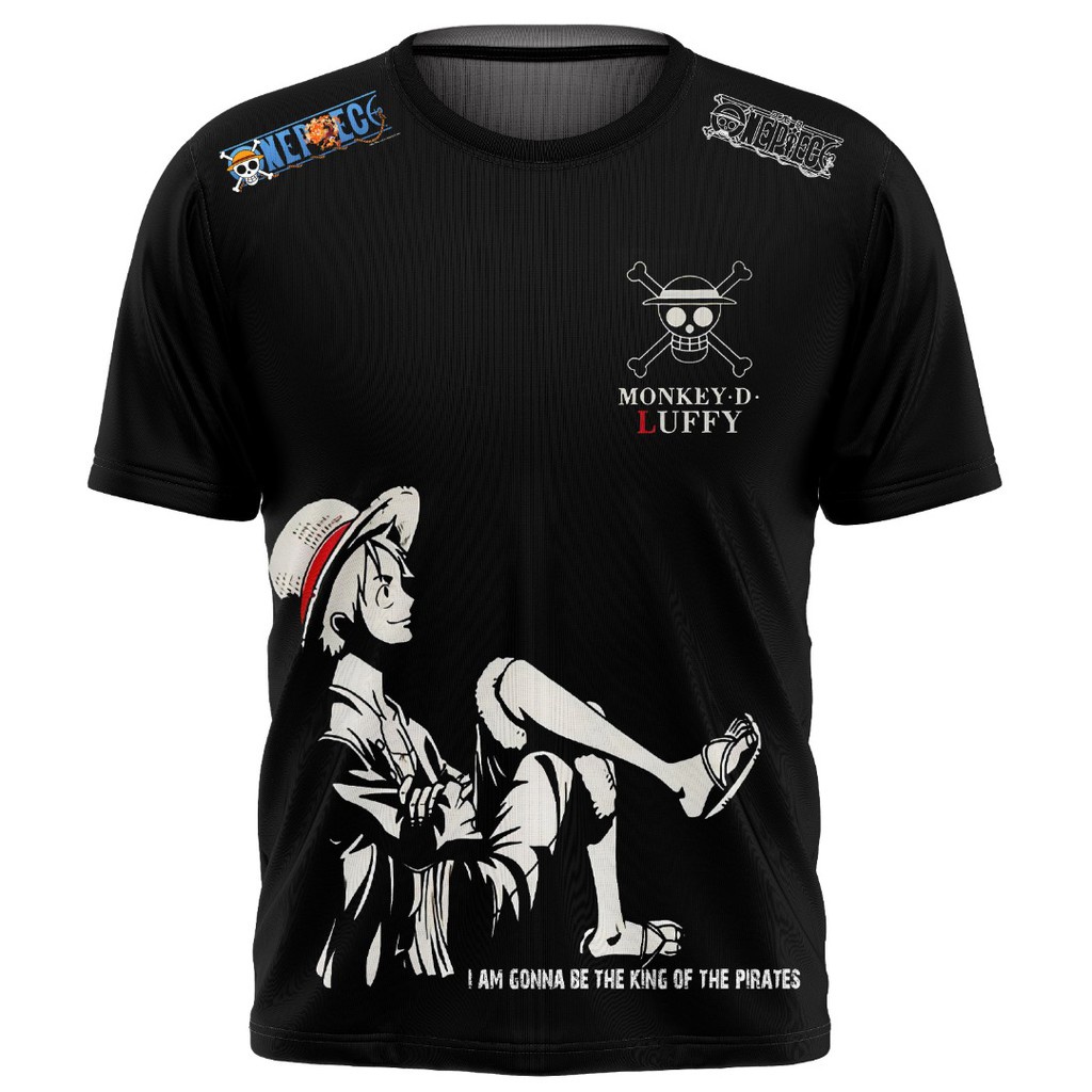 Áo Thun One Piece Jersey (Thư Giãn Luffy)