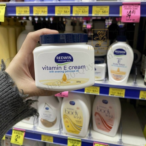 Kem dưỡng Redwin Vitamin E Cream Giúp Dưỡng Da Mặt Hết Khô, Nứt Nẻ 300g ÚC