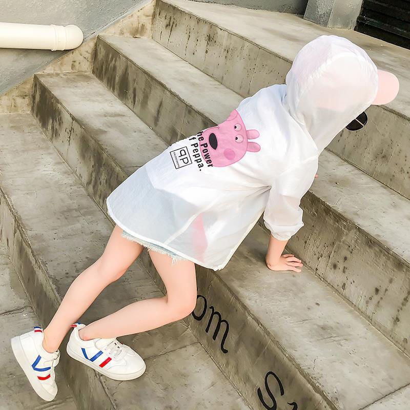 🔥🔥Áo Khoác Chống Nắng Tia Cực Tím Thiết Kế Thoáng Khí Thời Trang Mùa Hè Cho Bé Gái