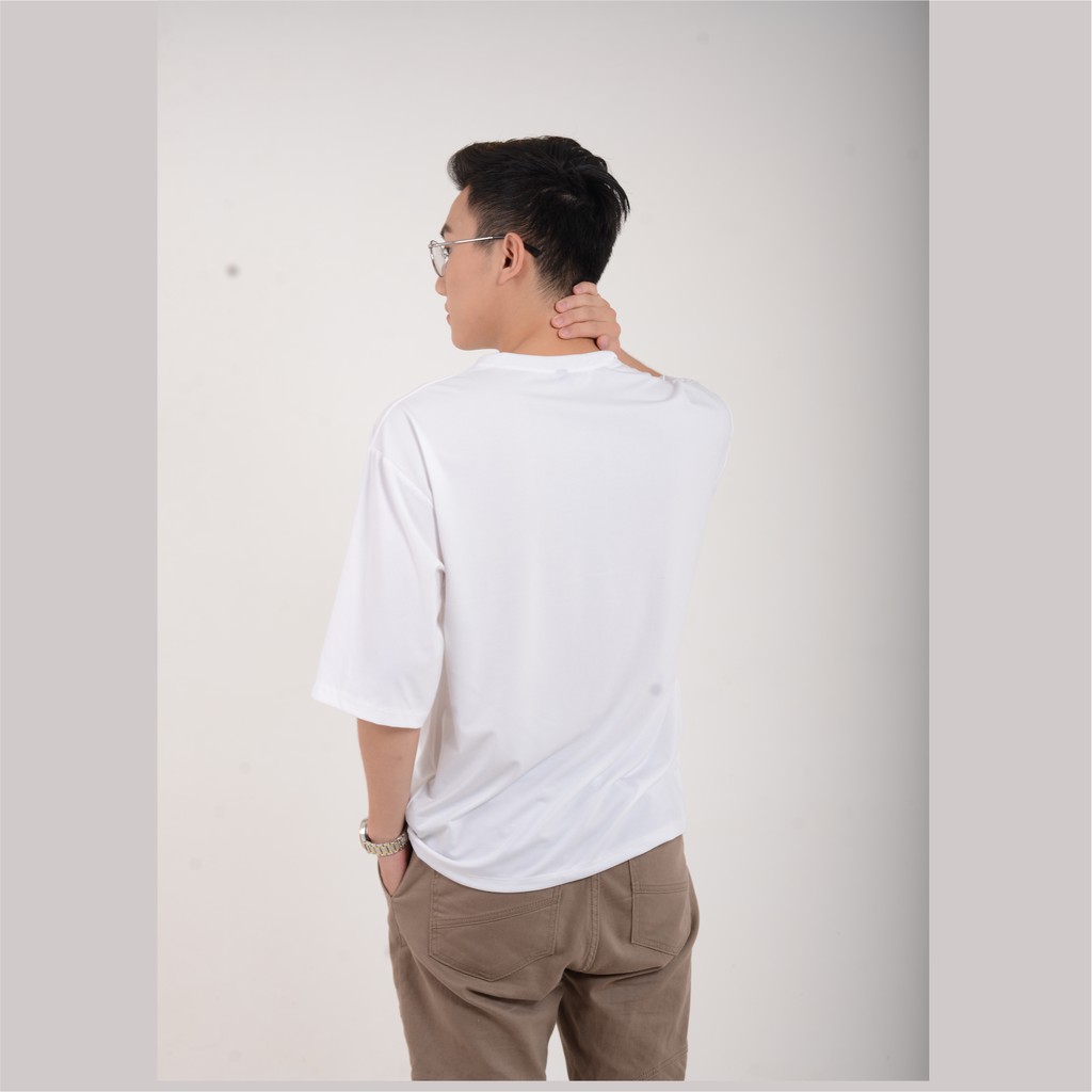 Áo Tay Lỡ [Ảnh Thật] Áo thun tay lỡ Trắng - Hàng đẹp, Xưởng sản xuất không qua trung gian, Giá rẻ nhất ! | BigBuy360 - bigbuy360.vn