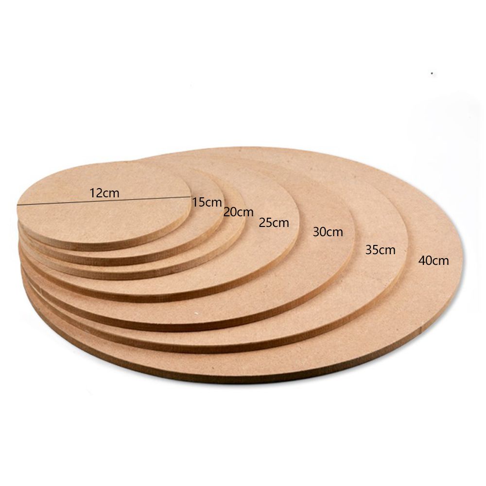 Tấm gỗ lót bàn xoay hỗ trợ làm đồ gốm hong khô dáng tròn tiện lợi