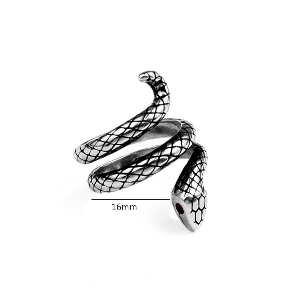 Nhẫn thời trang hình rắn/chim công/chim công cổ điển cá tính cho nữ