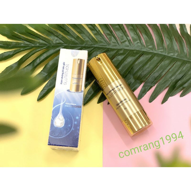 Kem dưỡng trắng da tế bào gốc Glutathione cấp ẩm trẻ hóa da giúp mờ thâm sạm tàn nhang nếp nhăn làm đẹp tại nhà hiệu quả