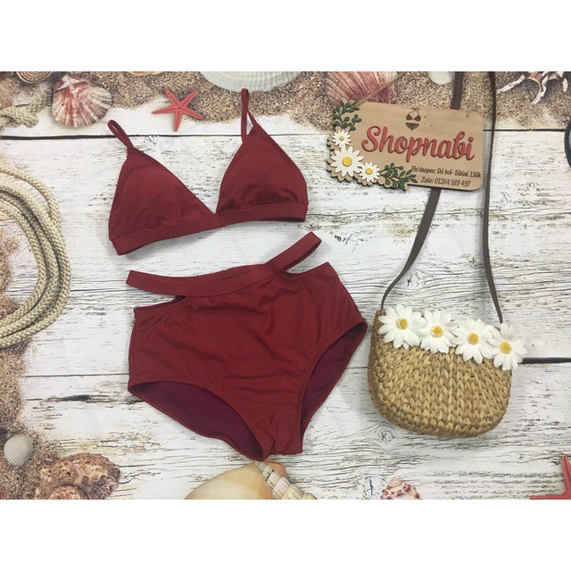 Giá sập sànBikini màu rêu, đen, đỏ, cam đất siêu hot | BigBuy360 - bigbuy360.vn