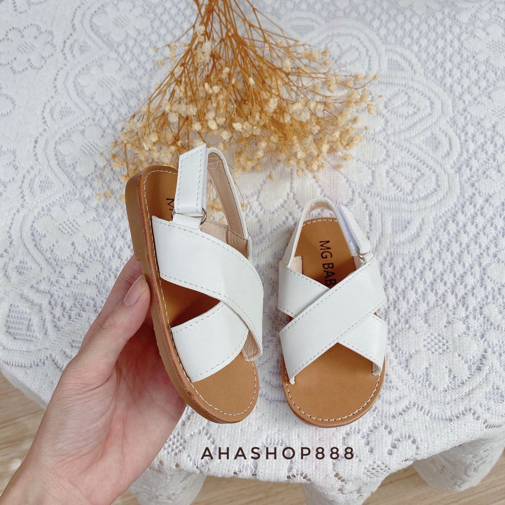 HÀNG QC Dép Sandal Quai Chéo Hàn Quốc Hàng Quảng Châu Chính Hãng Cho Bé Trai Bé Gái K028