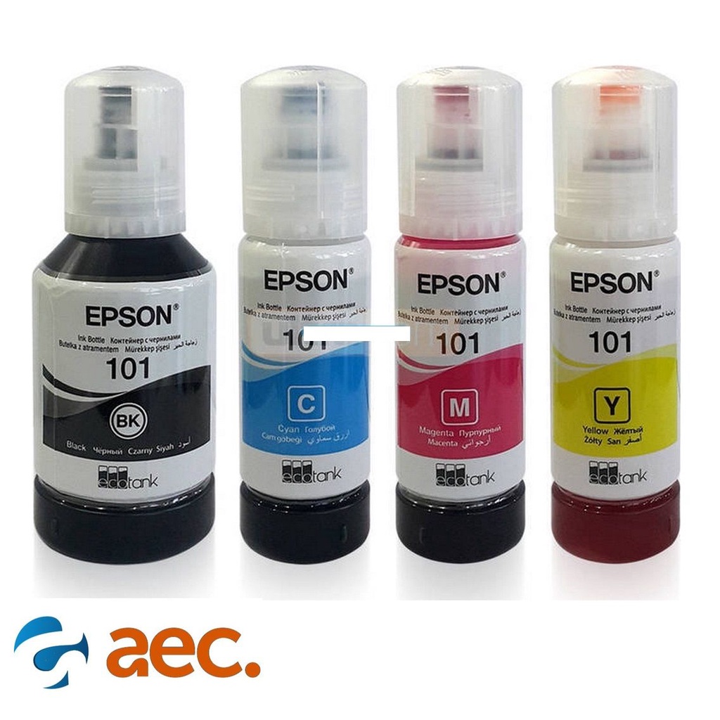 Mực in chính hãng Epson 101 màu đỏ dùng cho máy Epson L4150 / L4160 / L6160 / L6170 / L6190