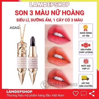 Son 3 màu AGAG son lì dưỡng ẩm lâu trôi LamdepShop