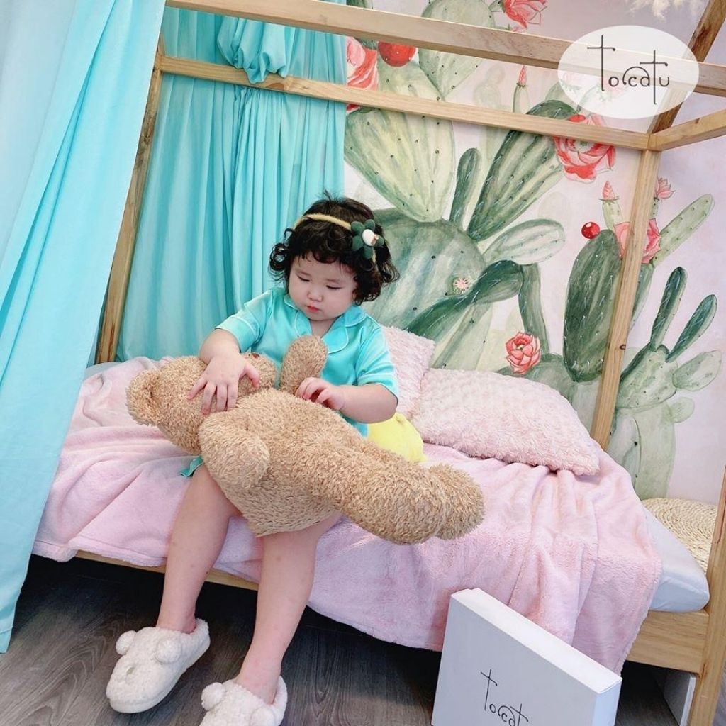 [HÀNG LOẠI 1]PIJAMA Lụa Cộc Tay Cho Bé Từ 6 Tháng Đến 10 Tuổi Cực Kì Mềm Mại Và Thoải Mái 001