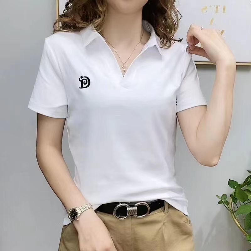 Áo Thun POLO Tay Ngắn Bằng Vải Cotton Nguyên Chất Thời Trang Mùa Hè Hàng Mới 2022