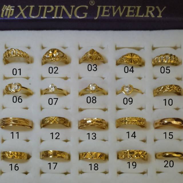 Nhẫn Mạ Vàng 24k Size 5 / 6 / 7 / 8