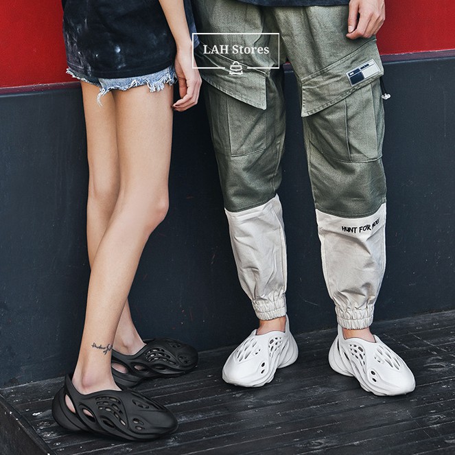 Giày lười sục lỗ cao su unisex LAH STORES. Phong cách La Mã. Đế chống trơn trượt. Hàng loại 1. Giá siêu tốt. GSNU09