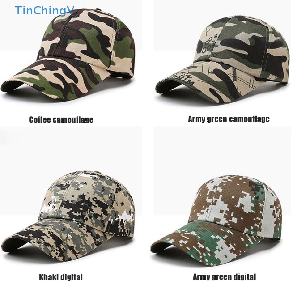 [TinChingV] Mũ Snapback Quân Đội Phối Lưới Điều Chỉnh Được Cho Câu Cá [Mới]
