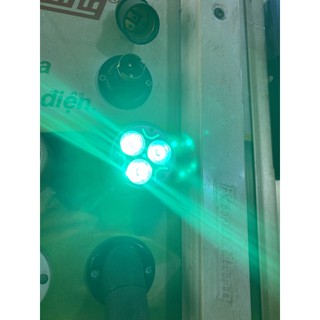 Bóng chén led 3W đuôi E27 - đuôi ghim ( màu xanh Lá )