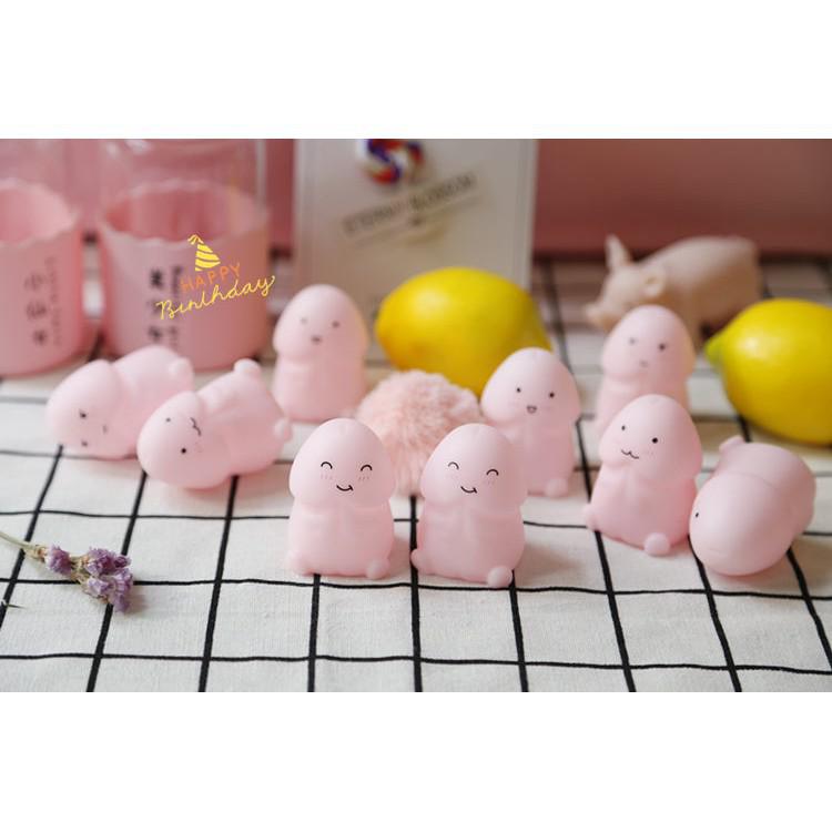 Squishy Mochi con ciu hồng siêu dễ thương mã HBP27 Kgiá như sỉ