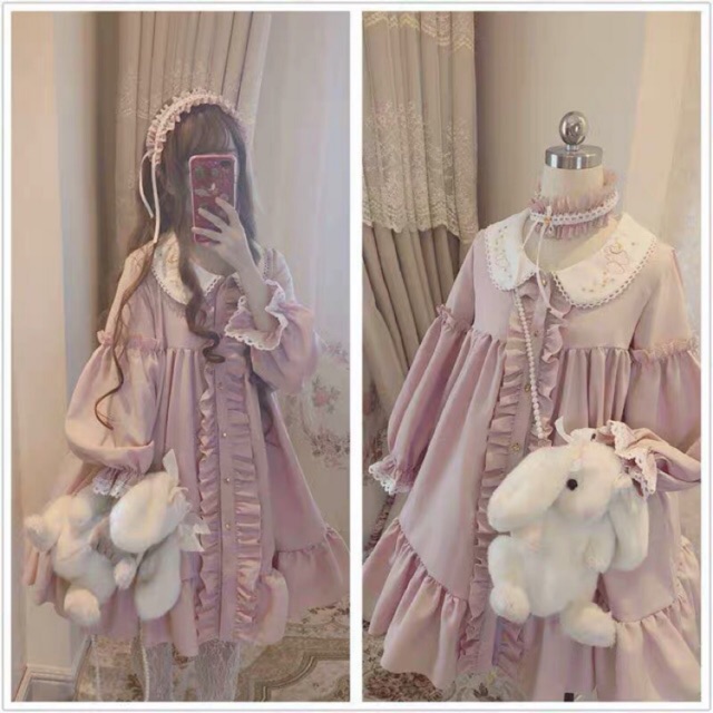 [có sẵn] Đầm / Váy Babydoll Casual Lolita