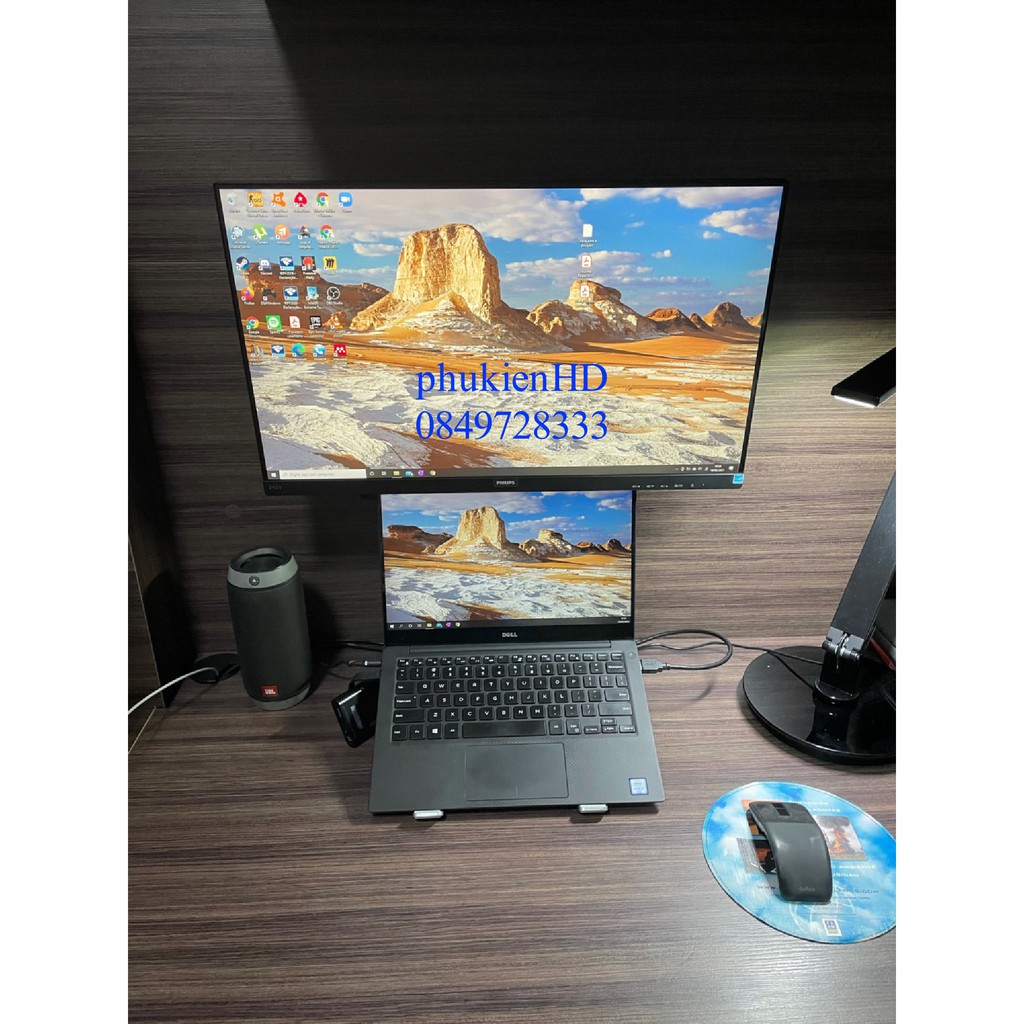 Giá treo tường màn hình máy tính tivi NB F120 xoay 180 độ 17-27 inch