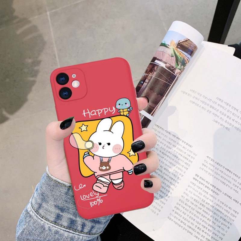 Ốp iphone - Ốp lưng dẻo bảo vệ camera gấu thỏ good &amp; lucky 6plus/7/8/7plus/8plus/x/xs/xs max/11/11promax-Awifi Case X3-3