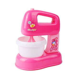 Kitchen Mixer Play House Colorful Food Processor Blender Cook Girls Kids Toy