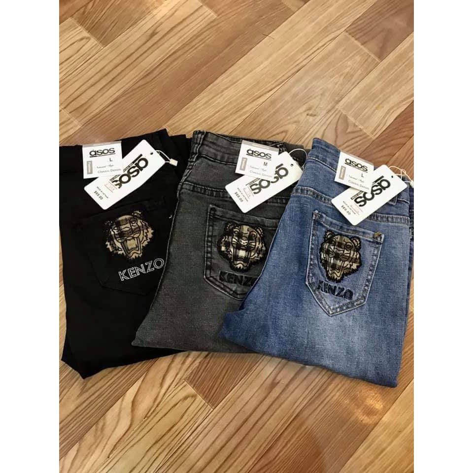 bán buôn quần bò thêu túi kèm zô