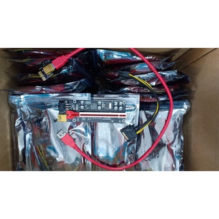 Dây riser ver009s plus 8 tụ điện chất lượng cao phiên bản gold pci-e 1x sang 16x
