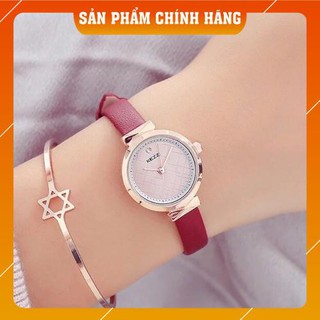 Đồng hồ nữ Kezzi 1780 hàng chĩnh hãng dây da mặt tròn size mini