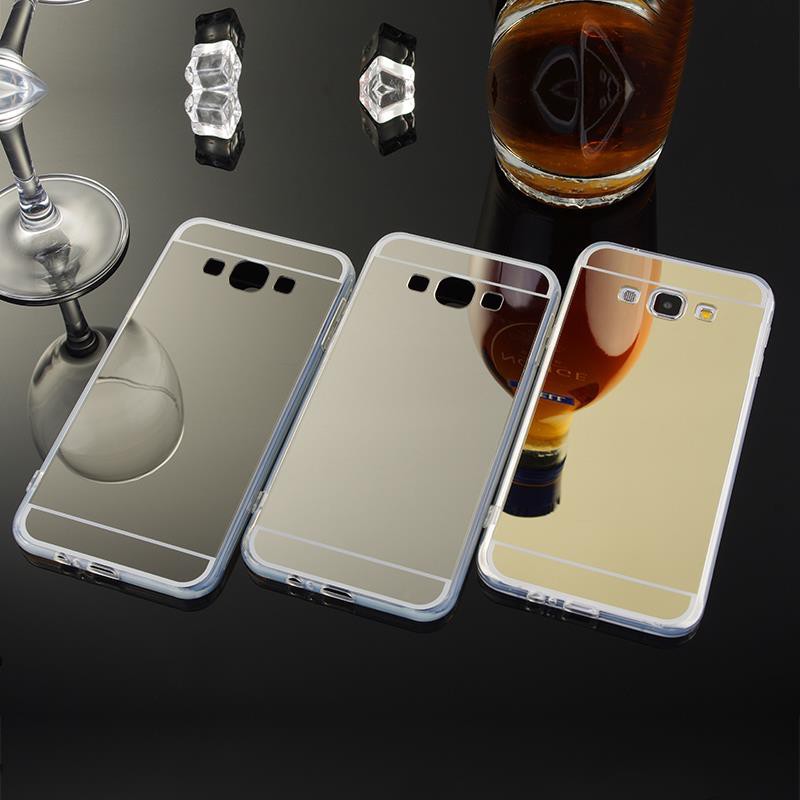 For [ Samsung Galaxy A8 ] Mirror Soft TPU Silicone Back Phone Case