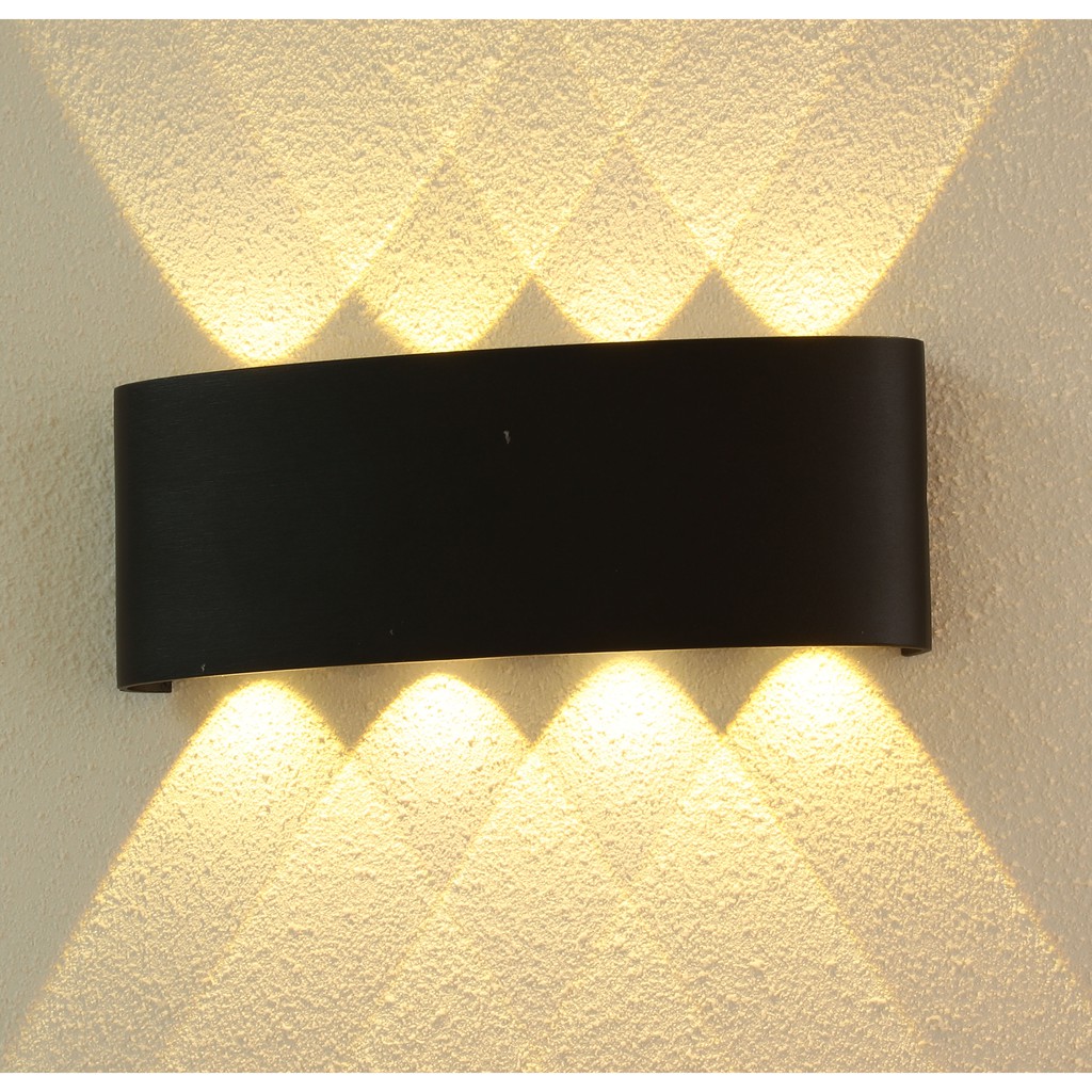 Đèn tường 2 đầu ,đèn hắt tường sân vườn,cầu thang-4W-6W-8W