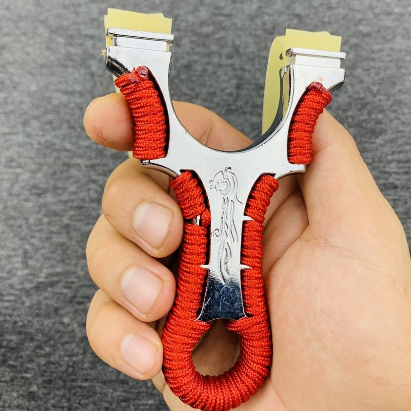 Ná Cao Su Long Phượng - Ná Thun Gài Dây Cán Thép Cao Cấp Chắc Chắn - Tặng Kèm Dây Thun Có Video Ná Shop Tự Quay