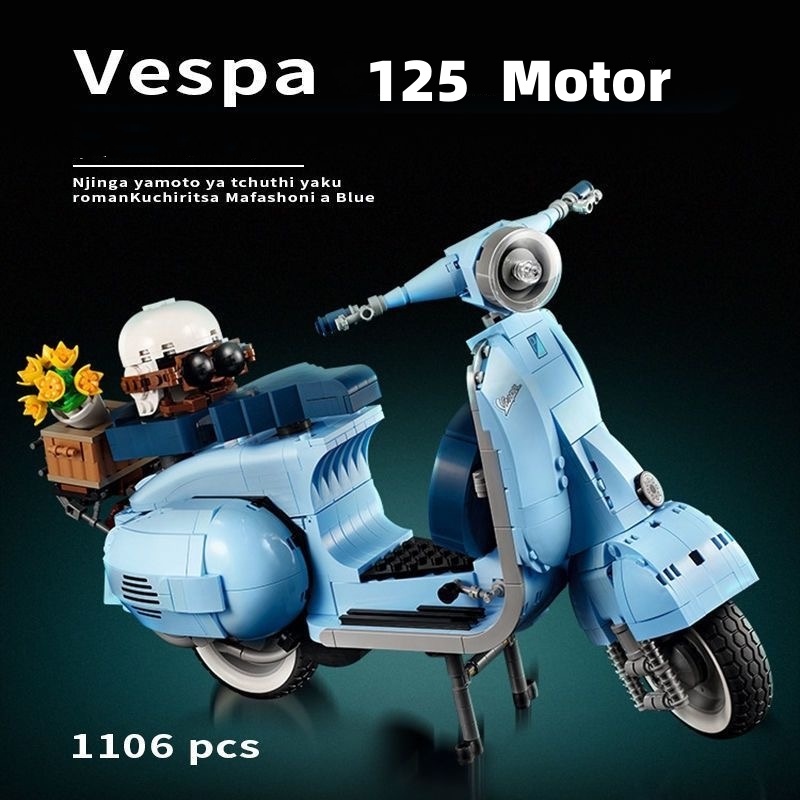 Set 1106 Mô Hình Xe Vespa 125 10298 Tương Thích Với Lego