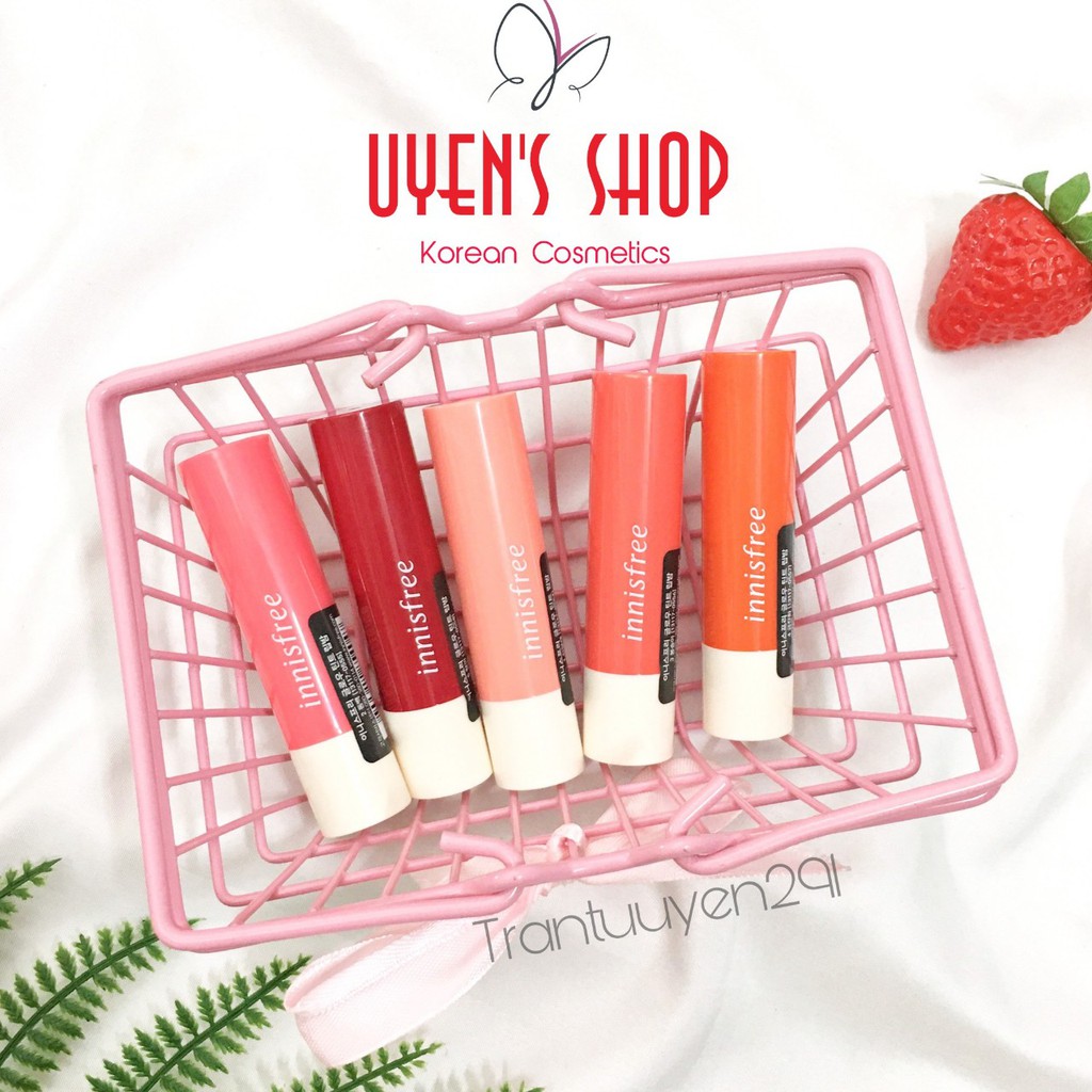 Son dưỡng lên màu Innisfree Glow Tint/ Dewy Tint Lip Balm