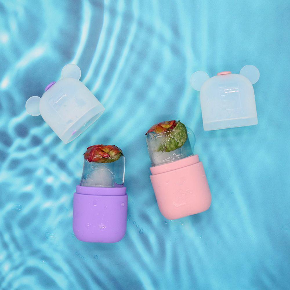 OCEANMAP Cây Lăn Đá Bằng Silicone Hình Gấu Dễ Thương Chăm Sóc Da Mặt Tạo Khối Chống Bọng Mắt Dành Cho Bạn Nữ