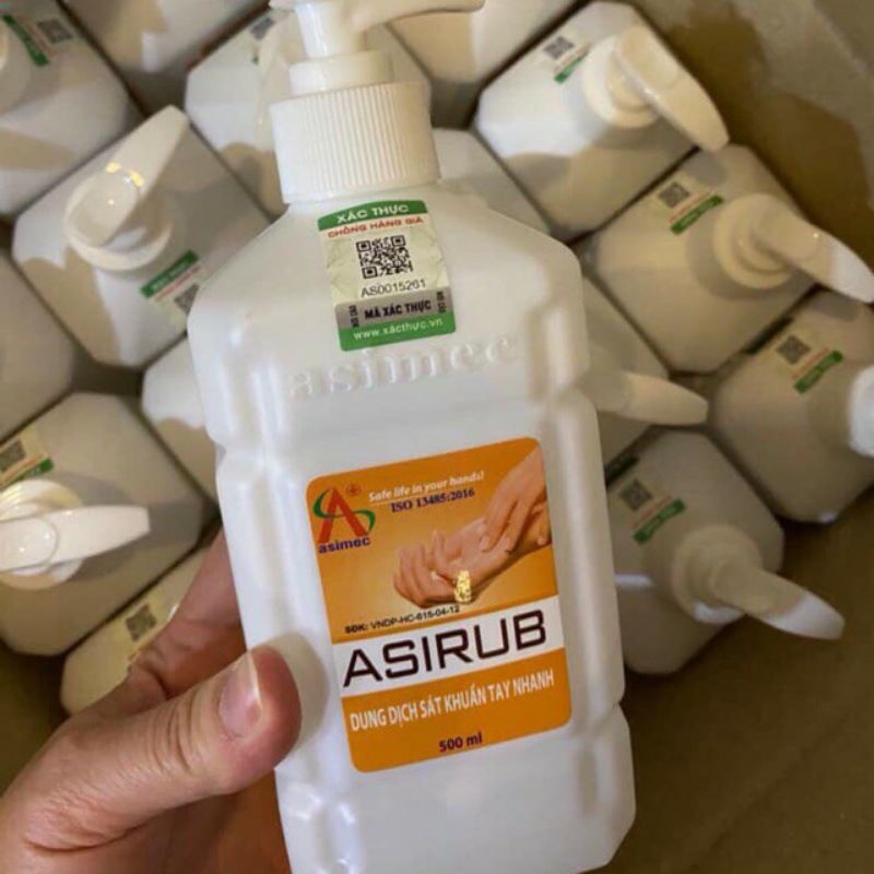 SÁT KHUẨN TAY ASIRUB 500ML, 750ML, 1000ML