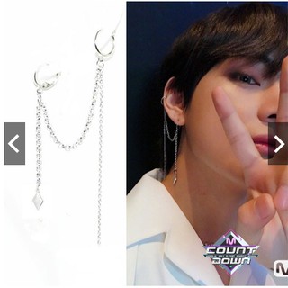Khuyên tai vành V BTS ( hàng có sẵn )