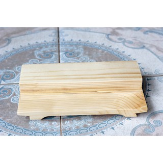 [Nhà Hàng Nhật] Thớt gỗ sushi & sashimi trang trí món Nhật 25x15cm 2 tầng khay gỗ decor món ăn nhà hàng