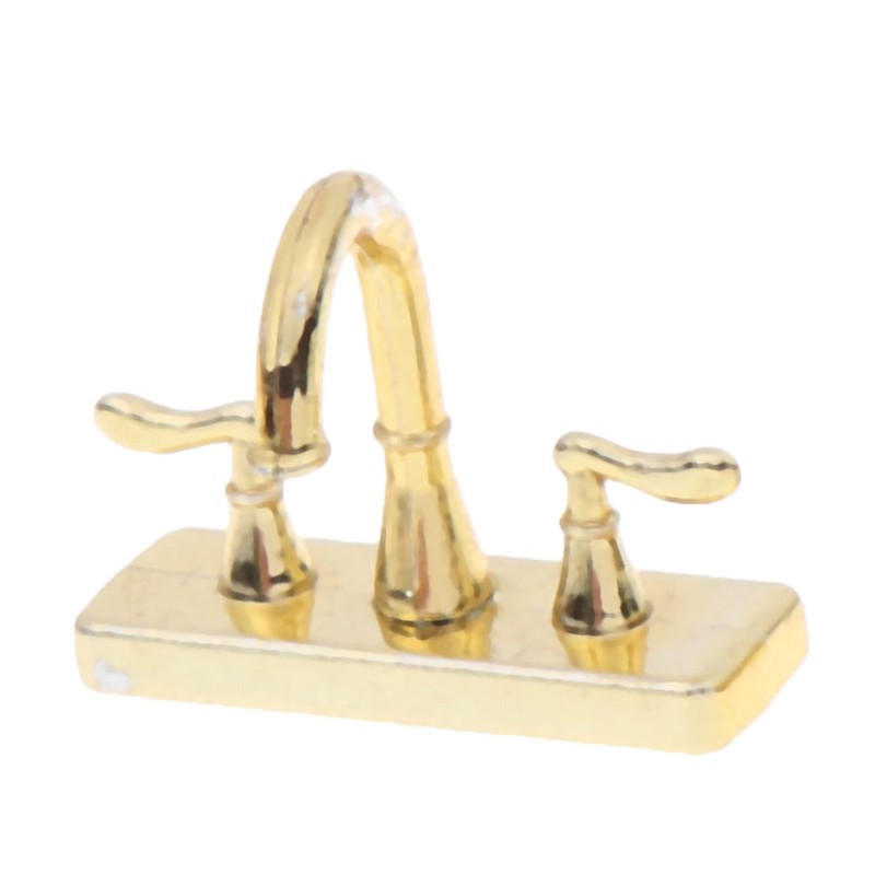 Vòi Nước Kép Tỉ Lệ 1 / 12 Trang Trí Nhà Búp Bê