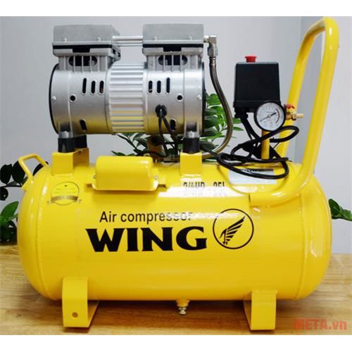 máy nén khí wing 25 LÍT không dầu (NÉN KHÍ SẠCH)