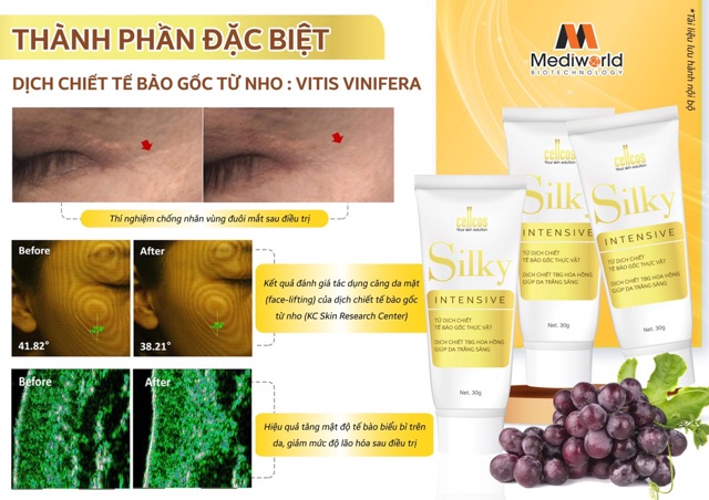 SẢN PHẨM CÔNG NGHỆ TẾ BÀO GỐC Silky StemGel – Dưỡng chất siêu cấp nước và trắng sáng da