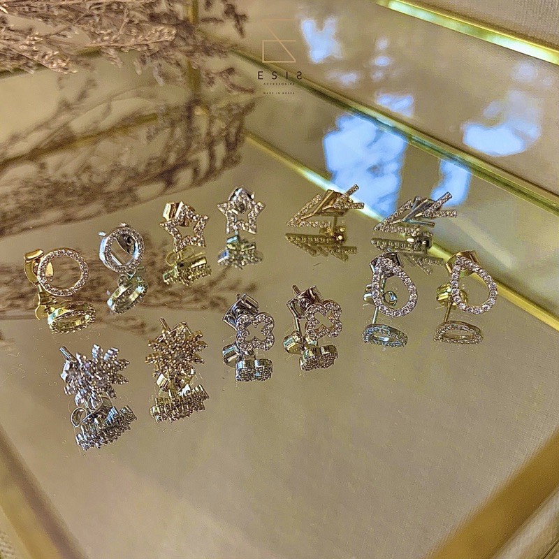 [BT02/BT03/BT06] KHUYÊN TAI THIẾT KẾ HÀN QUỐC ESIS ACCESSORIES