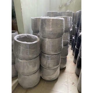 [ HÌNH THẬT] Chậu xi măng đá mài cao cấp