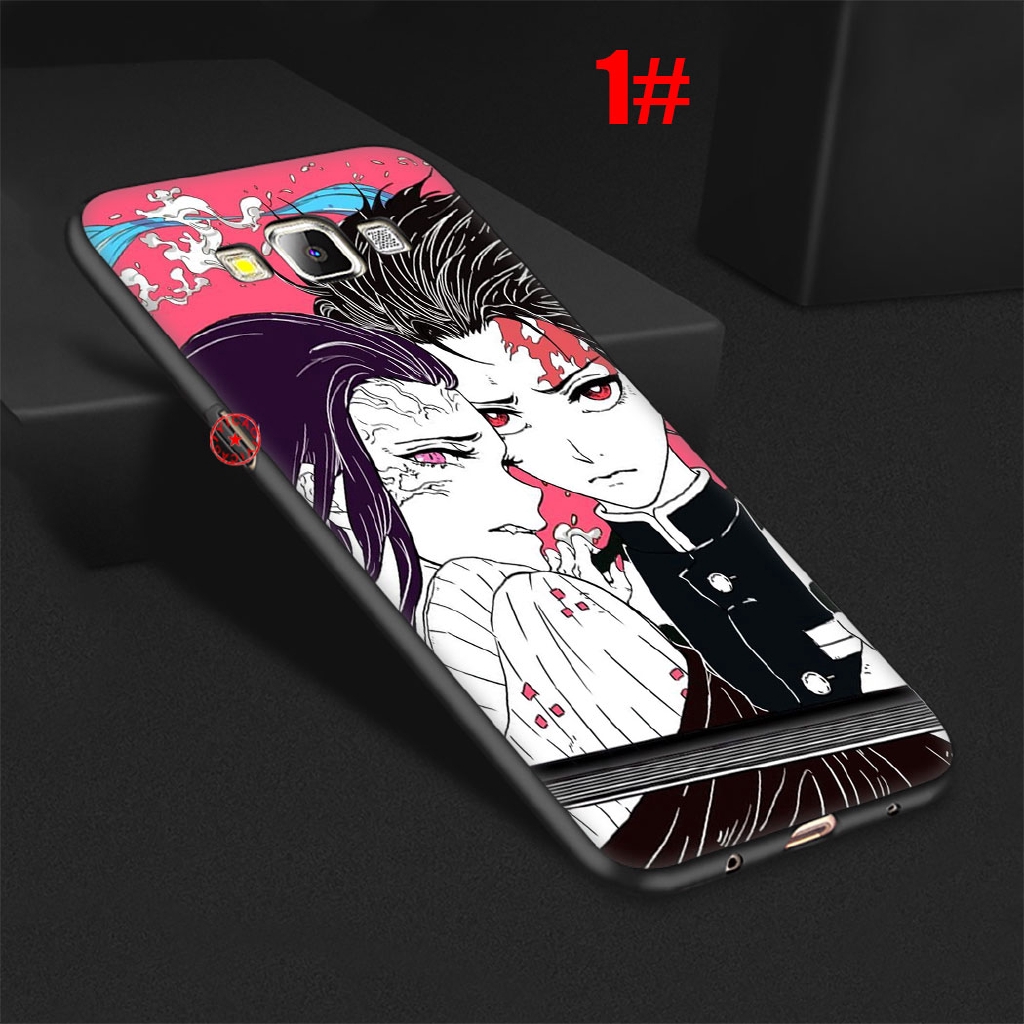 Ốp điện thoại silicone mềm họa tiết Kimetsu No Yaiba cho Samsung Galaxy S6 S7 Edge S8 S9 S10 Plus S10E AC100