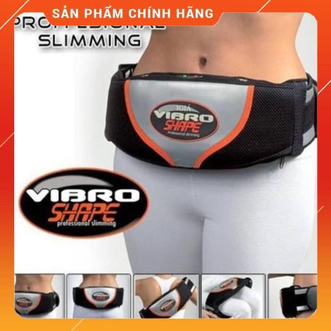 Đai bụng Massage rung mạnh giảm mỡ Vibro Shape_Tặng Túi Thể Thao Đựng Đai