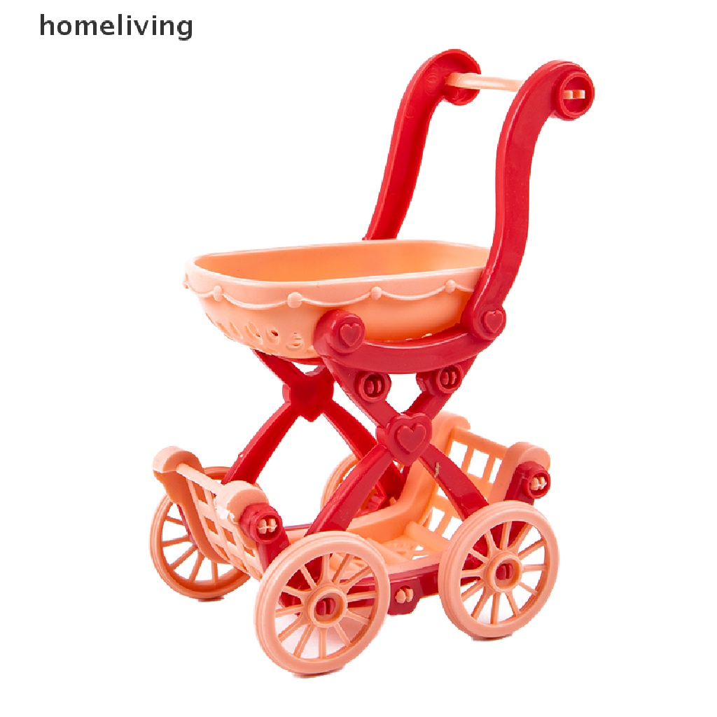 Mô Hình Xe Đẩy Mua Sắm Trang Trí Nhà Búp Bê
