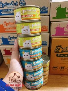 Pate cho mèo Aatas Cat lon 80g