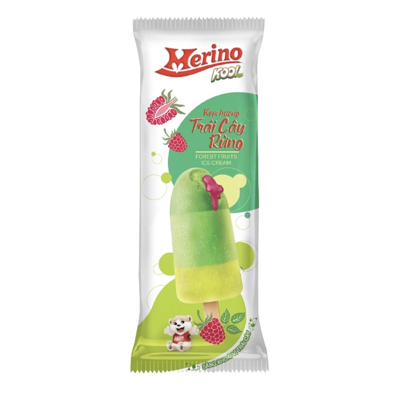 Kem que Merino Kool trái cây rừng 52g