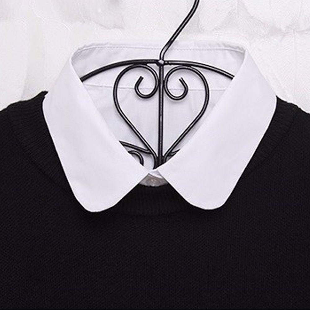 Pinevn sai collar blouse phụ kiện quần áo cổ điển